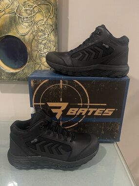 NEW Bates Rush Shield DryGuard Tactical Boots Black Size 12 Waterproof E01044